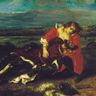 Eugène Delacroix, la Mort de Lara